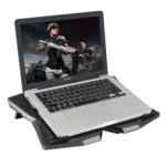 S400 Four Cooling Fans Foldable Adjustable Gaming Laptop Desktop Holder - Image 2