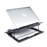S100 One Fan Adjustable Height Dual USB Ports Laptop Cooling Pad - Image 5