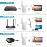 U6 5Ghz Wireless WiFi Repeater 1200Mbps Router Wifi Booster 2.4G Long Range Extender - Image 6
