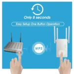 U6 5Ghz Wireless WiFi Repeater 1200Mbps Router Wifi Booster 2.4G Long Range Extender - Image 7