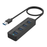 Onten 5305 4 in 1 USB3.0 4-Ports HUB Docking Station - Image 4