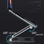 Boneruy P18 Ergonomic Desk Aluminum Holder for 14-17.3 Inch Laptops - Image 6