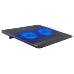 N128 Work Game Dual Fan Laptop Cooling Pad Heat Dissipation Holder with LED Light - Image 2