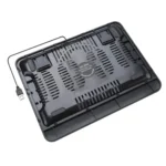 N128 Work Game Dual Fan Laptop Cooling Pad Heat Dissipation Holder with LED Light - Image 5