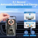 C10 Car Navigation Infrared Sensor Transparent Wireless Charger 15W Fast Charger Phone Stand - Image 4