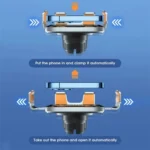 C10 Car Navigation Infrared Sensor Transparent Wireless Charger 15W Fast Charger Phone Stand - Image 6