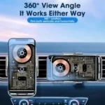 C10 Car Navigation Infrared Sensor Transparent Wireless Charger 15W Fast Charger Phone Stand - Image 7