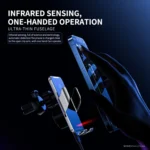 C9 Car Wireless Charger Phone Holder Infrared Auto-Clamping Metal Phone Mount Car Charger - Image 5