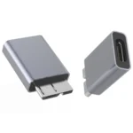 JUNSUNMAY USB-C / Type-C Female to Male USB 3.0 Micro B Adapter Converter - Image 2