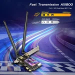 EDUP EP-9658 PCI-E WiFi 6 Card AX1800M Bluetooth 5.2 Adapter for Desktop PC, 2.4GHz/5.8GHz Dual Band Wireless PCI-E Internal Network Card - Image 8