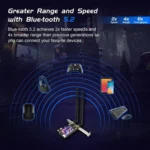 EDUP EP-9658 PCI-E WiFi 6 Card AX1800M Bluetooth 5.2 Adapter for Desktop PC, 2.4GHz/5.8GHz Dual Band Wireless PCI-E Internal Network Card - Image 9