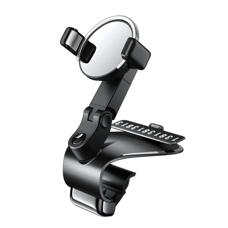 088 With Parking Phone Sign 360 Degrees Rotation Car Dashboard Mount Cell Phone Holder