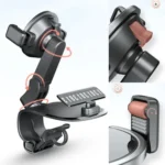 088 With Parking Phone Sign 360 Degrees Rotation Car Dashboard Mount Cell Phone Holder - Image 7