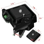 QR40 Aluminum Alloy Tripod Quick Release Plate - Image 2