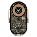 C12 Wireless Fast Charging Car Bracket Interior Cup Air Outlet Fixing Clip Induction Luminous LOGO