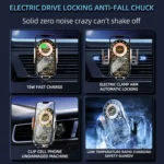 C13 Wireless Car Charger 15W Car Charging Station Automatic Induction Phone Holder Bracket - Image 5