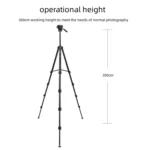 Yunteng VCT-3000 Professional Aluminum Tripod Camera Stand with Pan Head - Image 2