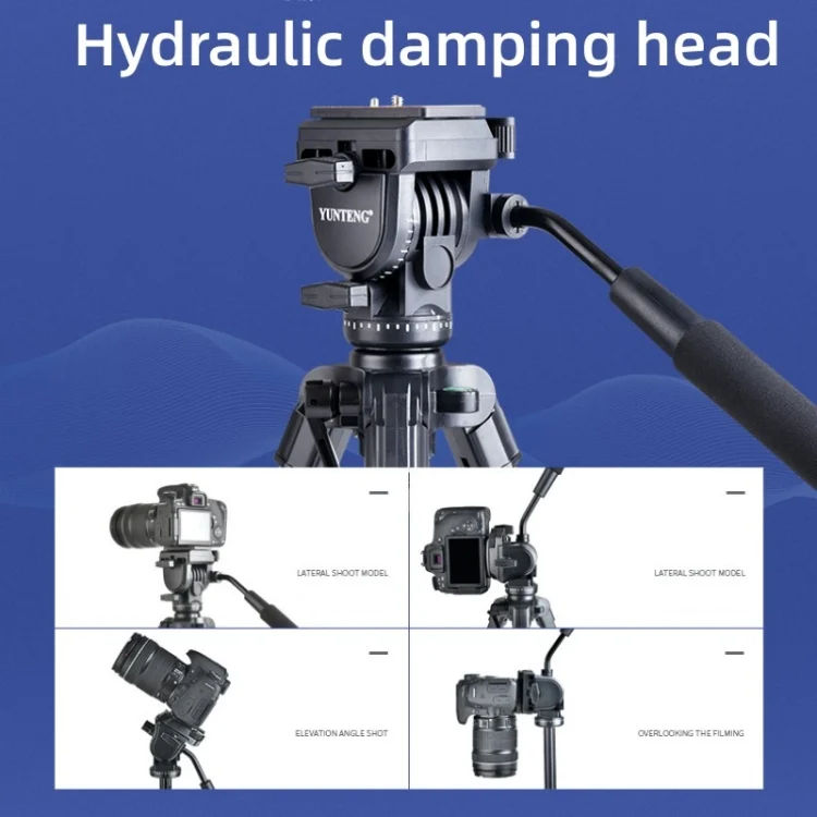 SYA0022462_3.webp YUNTENG VCT-6006 Professional Hydraulic Head Aluminum Tripod - Image 4