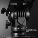 YUNTENG VCT-6006 Professional Hydraulic Head Aluminum Tripod - Image 6