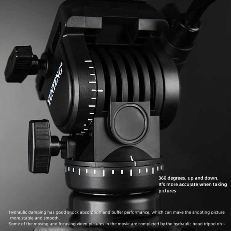 SYA0022462_5.webp YUNTENG VCT-6006 Professional Hydraulic Head Aluminum Tripod - Image 6