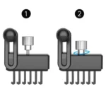 CZ-156 For Tesla Phone Holder Anti-Slip Shockproof Phone Bracket Magnetic Car Mount - Image 3