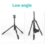 JMARY KT325+NB30 1.6m Portable Aluminum Alloy Action Camera Rotating Tripod Holder - Image 4