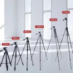 JMARY KP2209 Horizontal Extension Rod Cell Phone Camera Folding Tripod Stand - Image 5