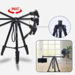 JMARY KP2209 Horizontal Extension Rod Cell Phone Camera Folding Tripod Stand - Image 6