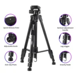 JMARY KP2254 Three colors are available Cell Phone SLR Outdoor Photography Tripod Stand - Image 2