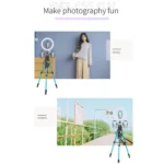 JMARY KP2254 Three colors are available Cell Phone SLR Outdoor Photography Tripod Stand - Image 7