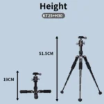 JMARY KT25+H30 For Selfie Live Streaming Lightweight Portable Desktop Mini Tripod Set - Image 5