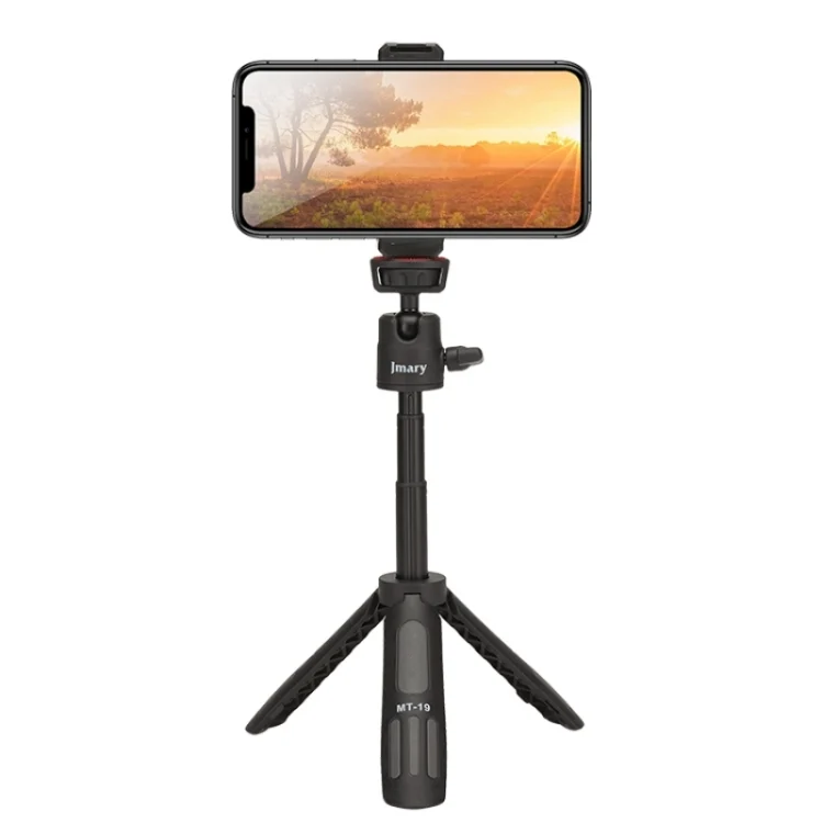 JMARY MT19 Desktop Stand Portable Mini Selfie Stick Camera Mobile Phone Holder Tripod