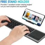FK328T Cell Phone Tablet Laptop Wireless Bluetooth Keyboard Portable 3-Folded Keyboard - Image 7