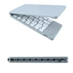 BT18 Bluetooth Keyboard Magnetic Folding Wireless Keyboard For Cell Phones Tablets Computers - Image 2