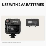 JMARY FM-48R Dimmable Photography LED Fill Light Portable Mini Camera Phone Fill Light - Image 5
