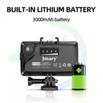 JMARY FM-72RGB Rechargeable Diving Photography RGB IPX8 Waterproof Camera LED Fill Light - Image 3