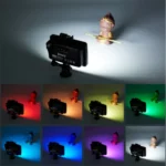 JMARY FM-72RGB Rechargeable Diving Photography RGB IPX8 Waterproof Camera LED Fill Light - Image 7