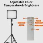 Jmary FM-17RS Video Conferencing Panel Studio Soft Light Photography LED Video Light - Image 3
