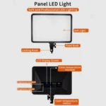 Jmary FM-17RS Video Conferencing Panel Studio Soft Light Photography LED Video Light - Image 4