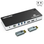 Wavlink UTD21H 60W Host Charging Thunderbolt 3 Docking Station 4K Dual Display 11 in 1 Ports