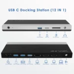 Wavlink UMD05 Display Port HDMI Port RJ45 Ethernet Triple Display MST Laptop Docking Station - Image 3
