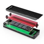 Wavlink UTE02 Thunderbolt 3 NVME M.2 Solid State Leather Metal SSD External Hard Drive Box - Image 4