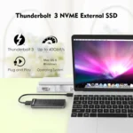 Wavlink UTE02 Thunderbolt 3 NVME M.2 Solid State Leather Metal SSD External Hard Drive Box - Image 5