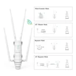 WAVLINK WN572HP3 AC1200 Dual Band Weatherproof Wireless Router Outdoor WiFi Extender - Image 3