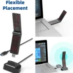 WAVLINK WN690X1 For PC AX1800 WiFi 6 Wireless-AX USB3.0 Adapter Dual Band Network Adapter - Image 5