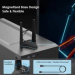 WAVLINK WN692A3 Lag-Free Gaming High Speed AC1300M Wireless Dual Band USB 3.0 Adapter - Image 7