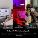 WAVLINK WN675X3-PCIE Tri-band 5400Mbps WiFi 6E PCIe Wireless Adapter BT 5.3 Network Card - Image 7