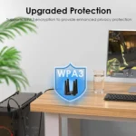 WAVLINK WN693X1 With 4x3dBi High Gain Antenna Magnetic Base AX1800 Dual Band USB WiFi 6 Adapter - Image 2