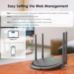 WAVLINK WN531P3 WAN / LAN Port Signal Booster Wireless Repeater AC1200 Wireless Routers - Image 4