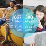 WAVLINK WN535M2 For Home Office 2pcs Mesh Wireless Router AC1200 Dual Band WiFi Signal Booster - Image 4